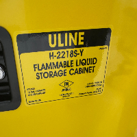 ULINE 12 Gallon Flammable Liquid Storage Cabinet image 1